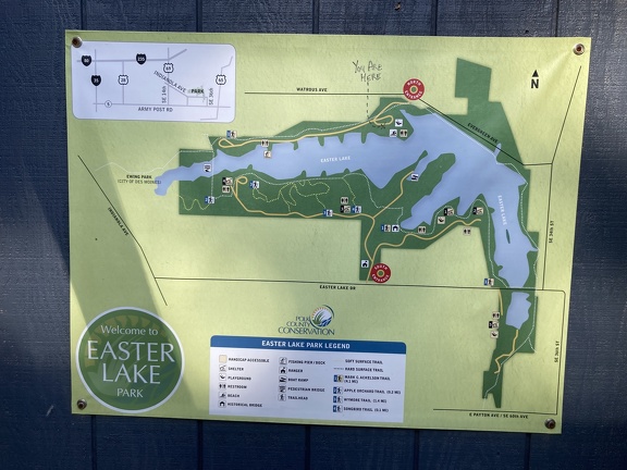Easter Lake Map